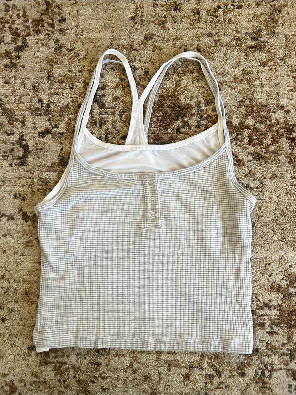 Aerie double layered cropped tank